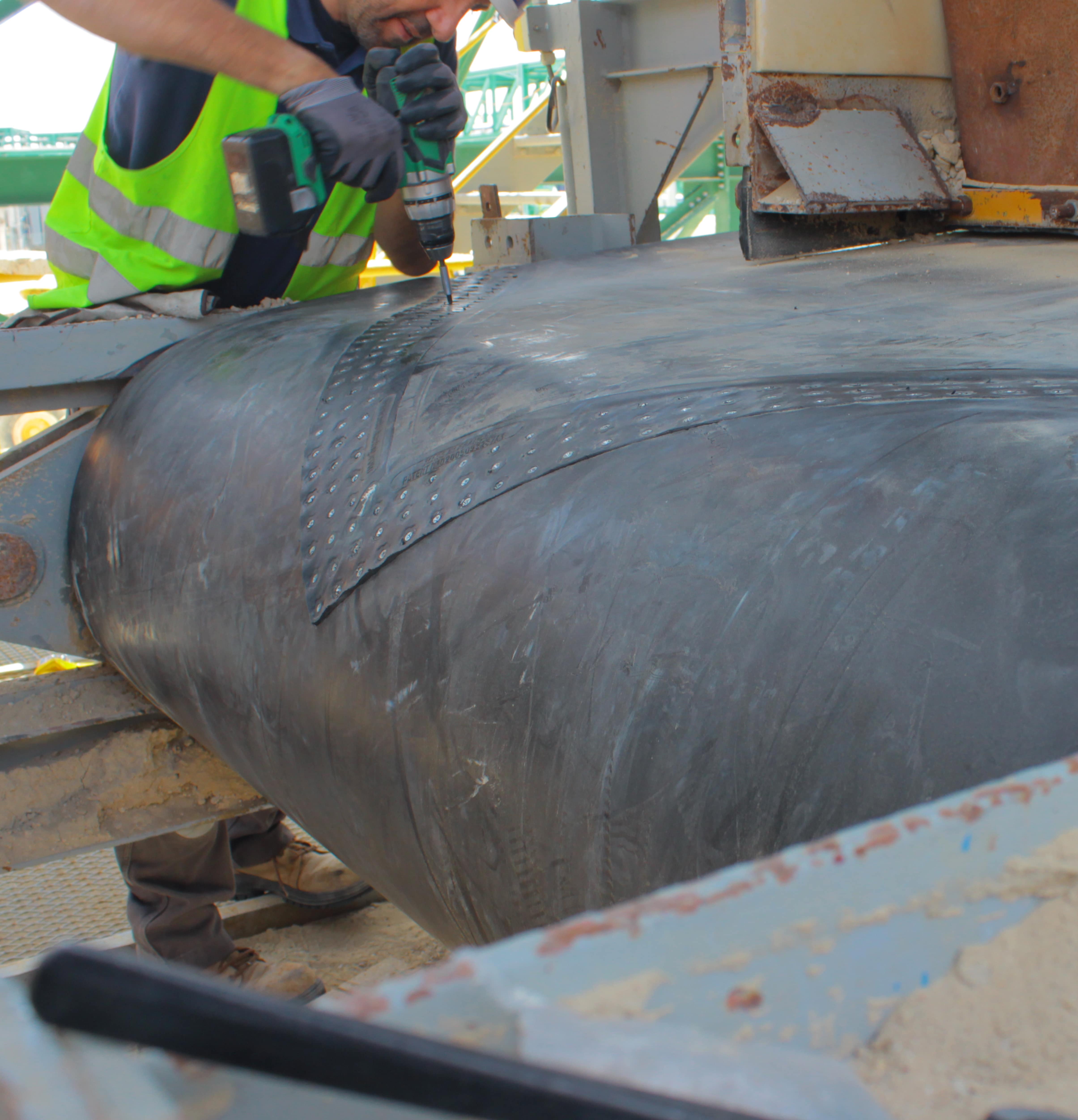 Atornillar una banda de goma ISC