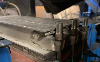 Prensa vulcanización water-bag